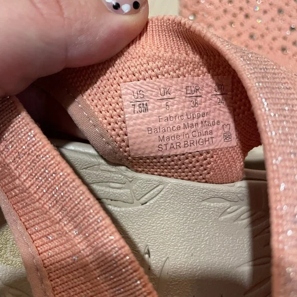 BZees washable comfort wedge in coral - Picture 5 of 8
